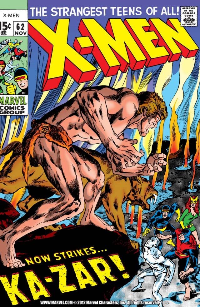 The X-Men #62 cover