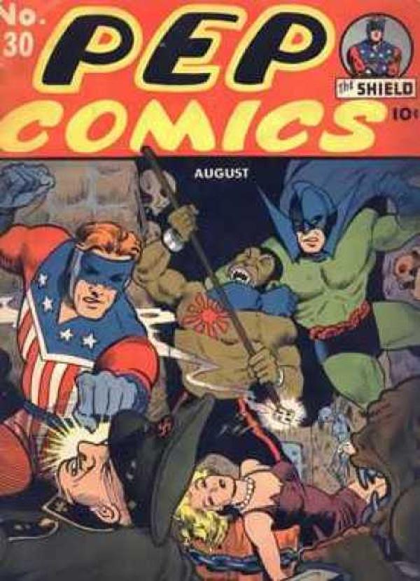 Pep Comics #30 cover