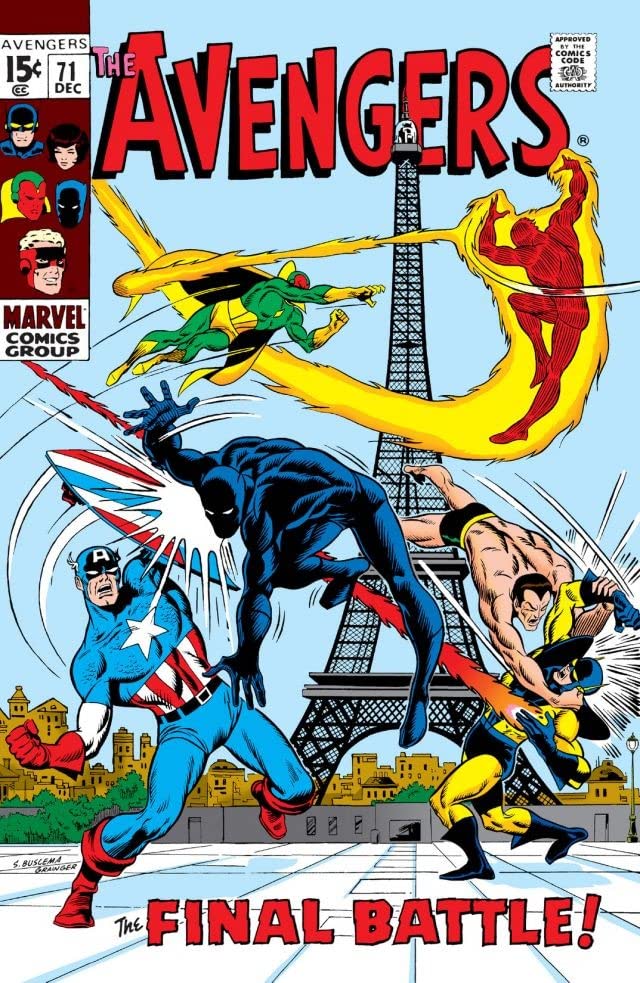 The Avengers #71 cover