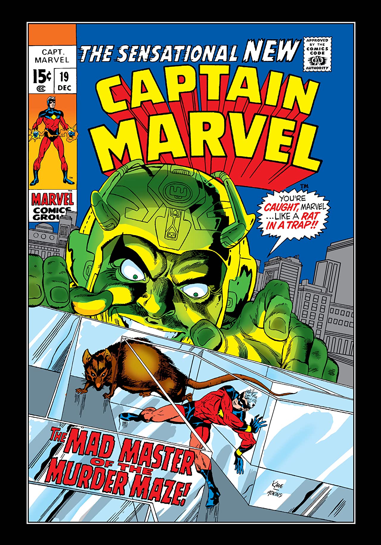 Captain Marvel #19 cover