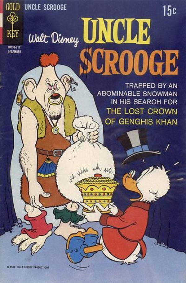 Walt Disney Uncle Scrooge #84 cover