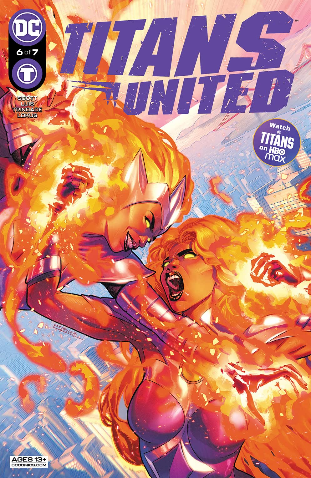 Titans United #6 cover