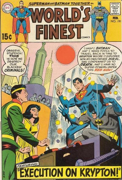 World's Finest Comics #191 cover