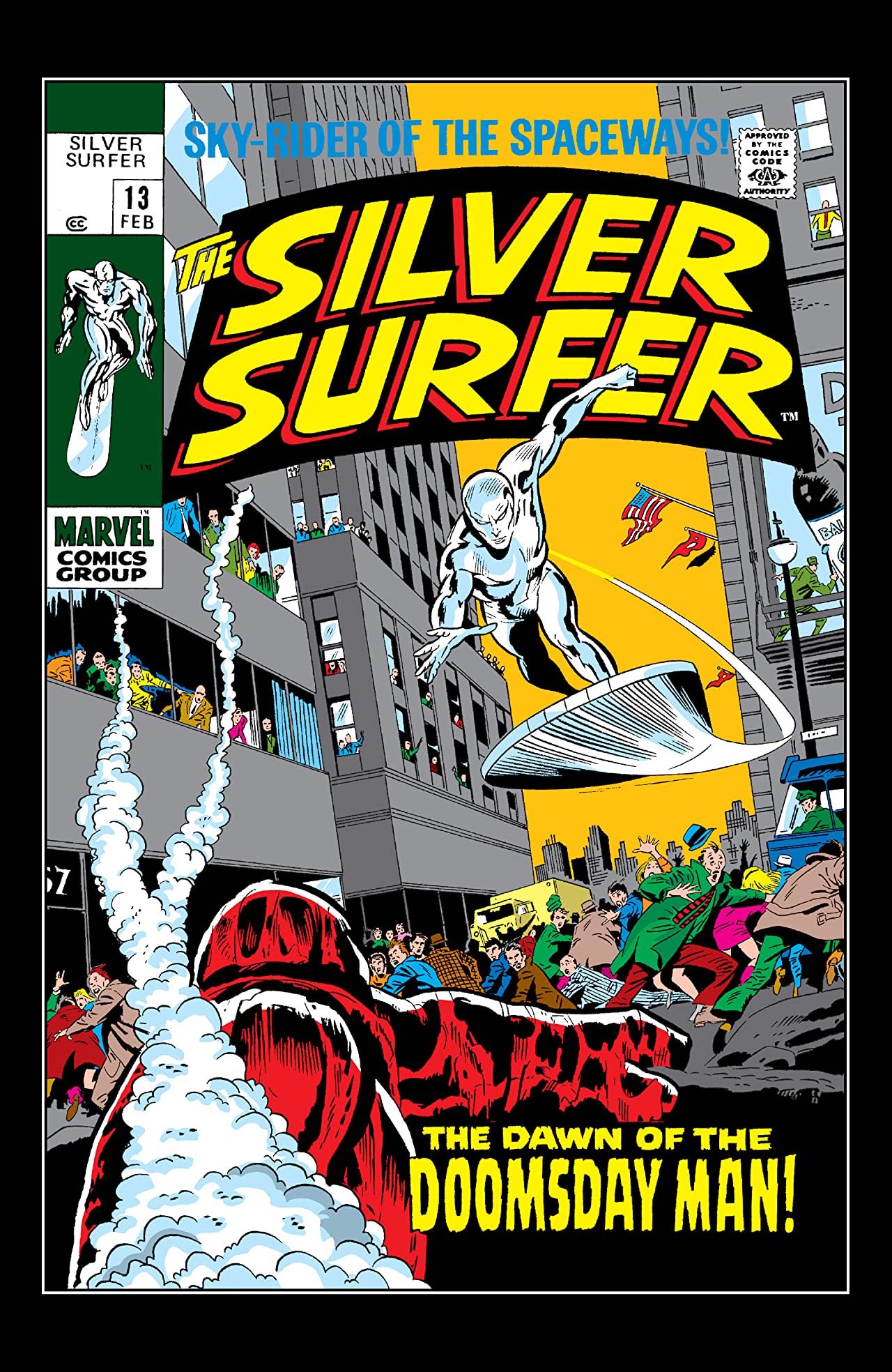 The Silver Surfer #13 cover