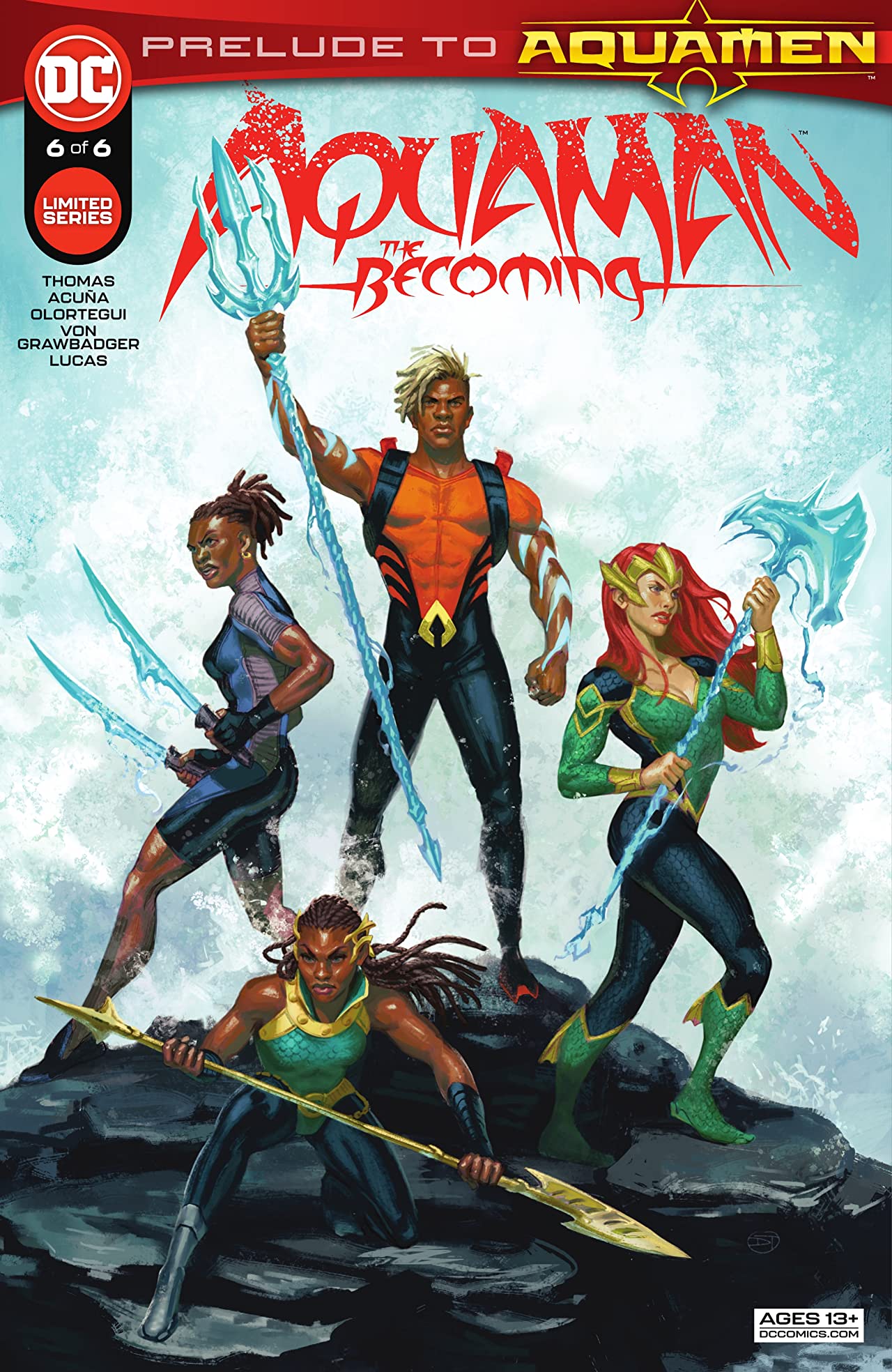 Aquaman: The Becoming #6 cover