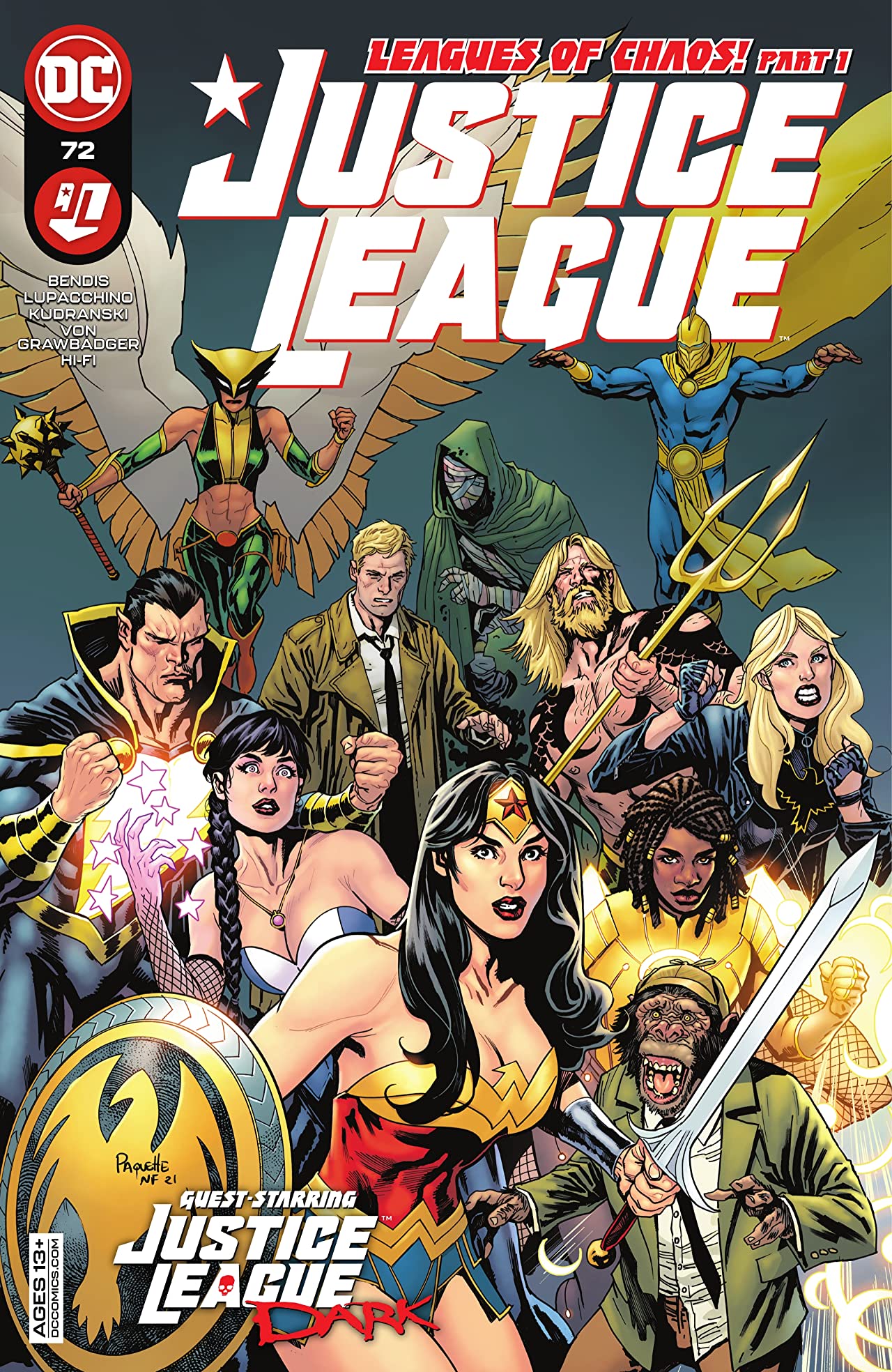 Justice League #72 cover