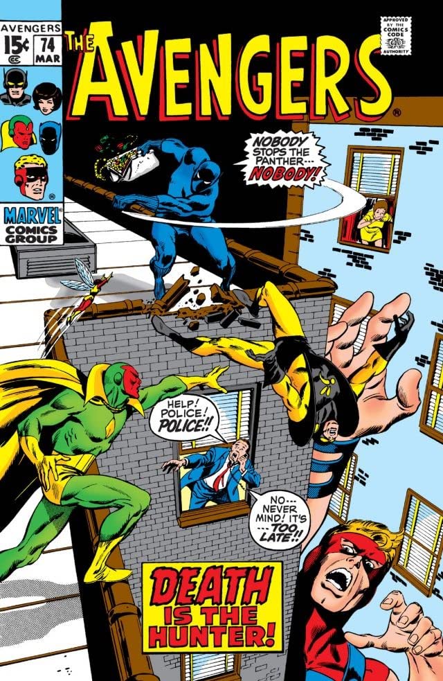 The Avengers #74 cover