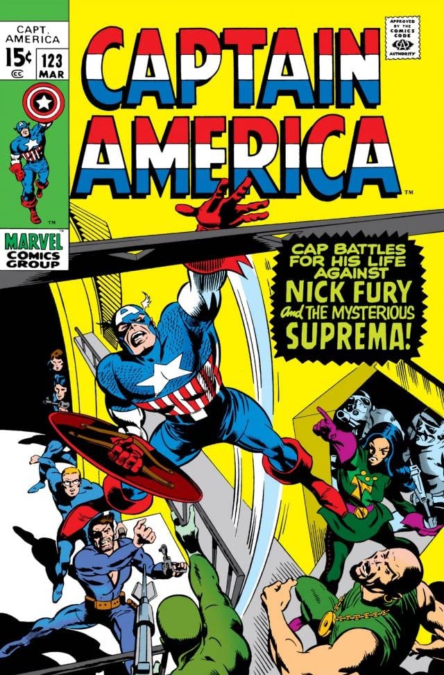 Captain America #123 cover