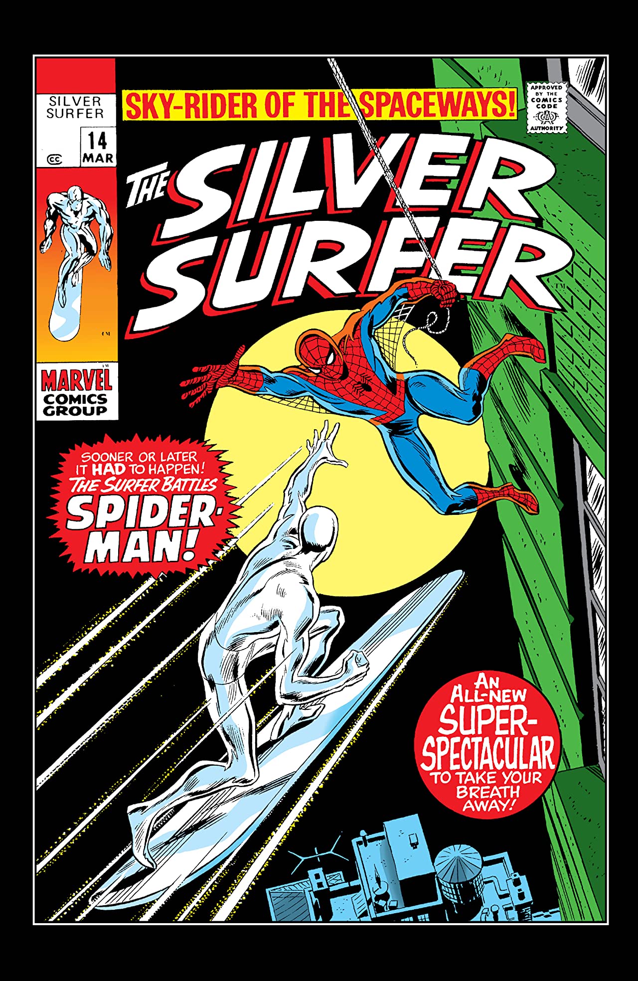 The Silver Surfer #14 cover