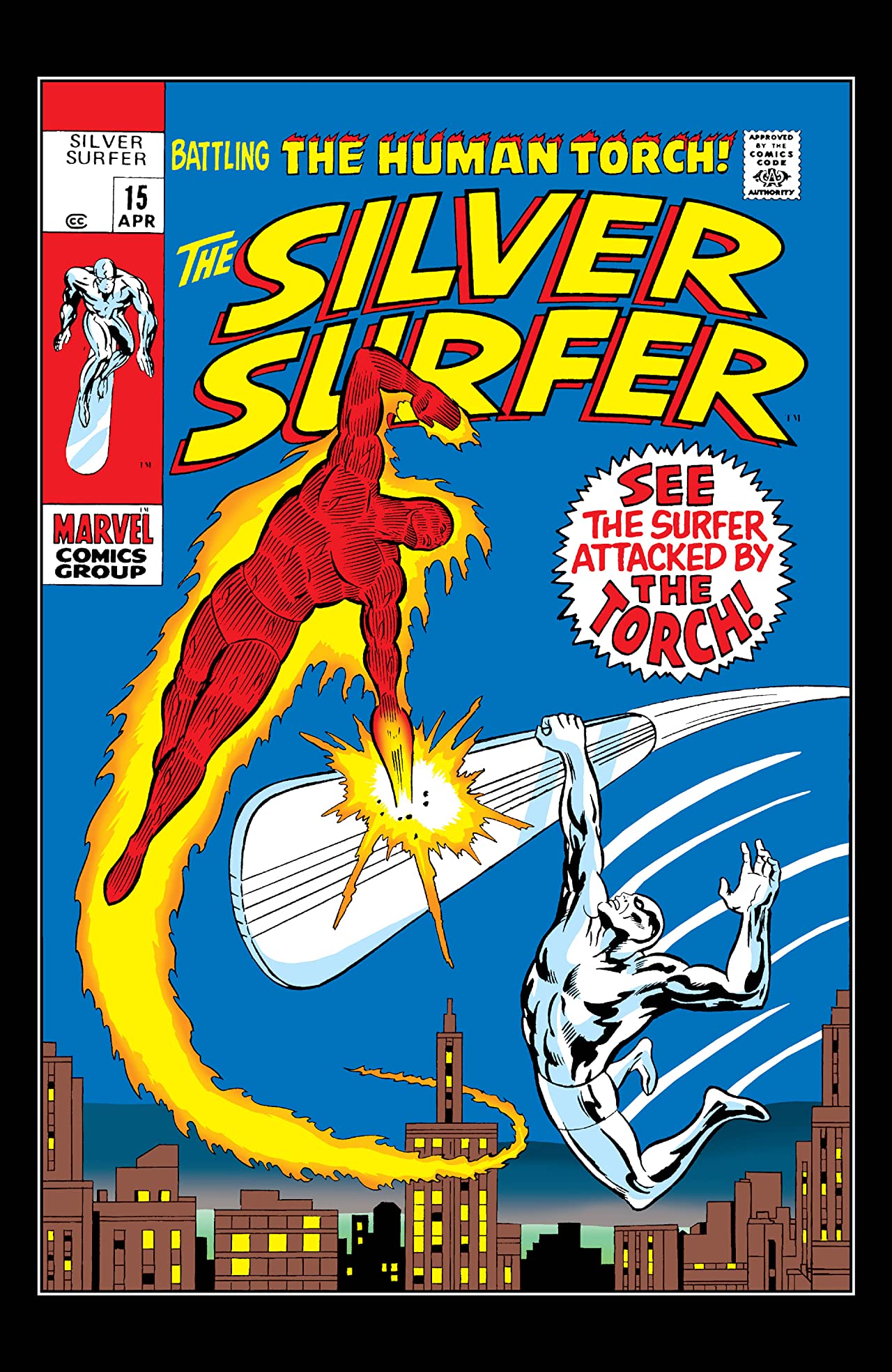 The Silver Surfer #15 cover