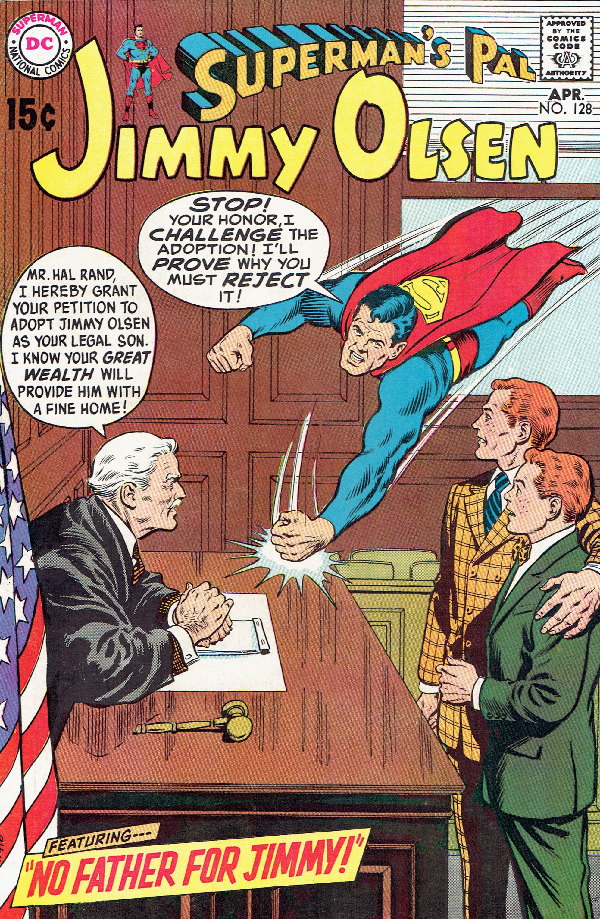 Superman's Pal, Jimmy Olsen #128 cover