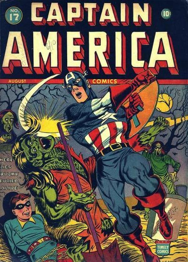 Captain America Comics #17 cover