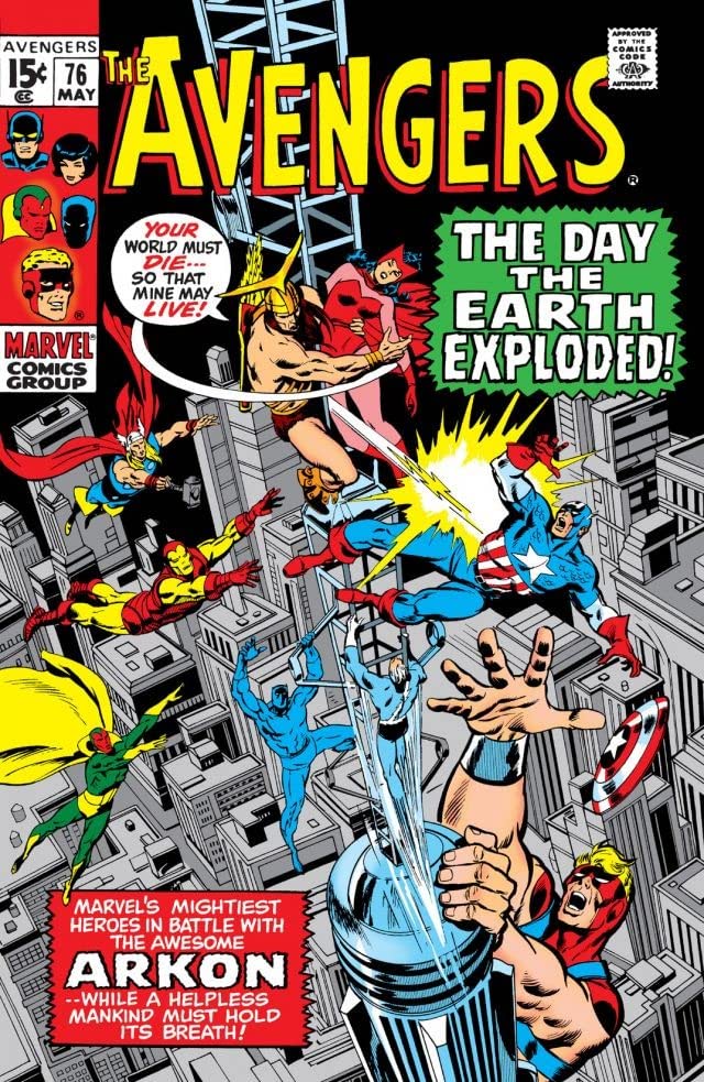 The Avengers #76 cover