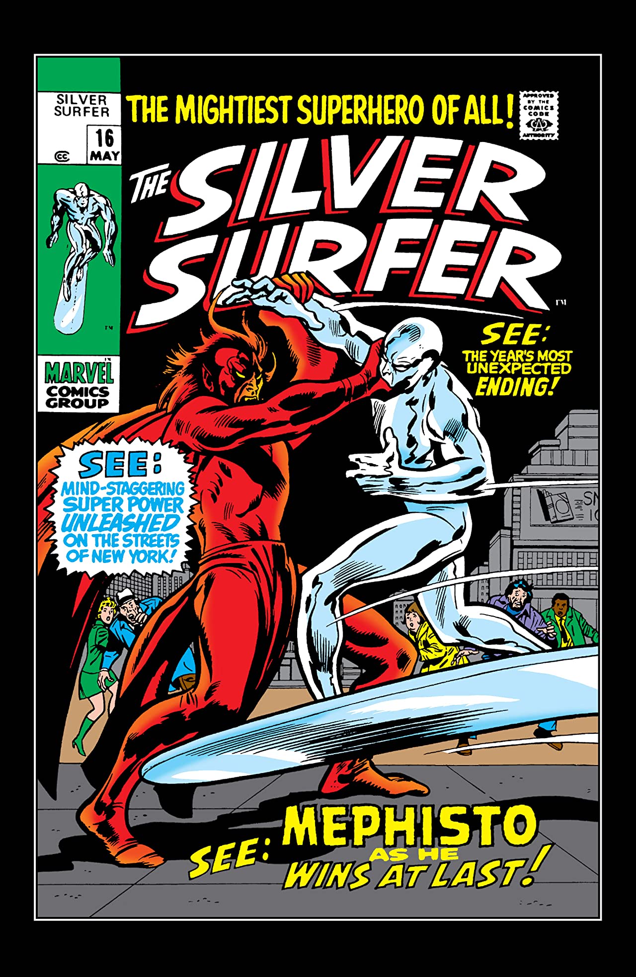 The Silver Surfer #16 cover