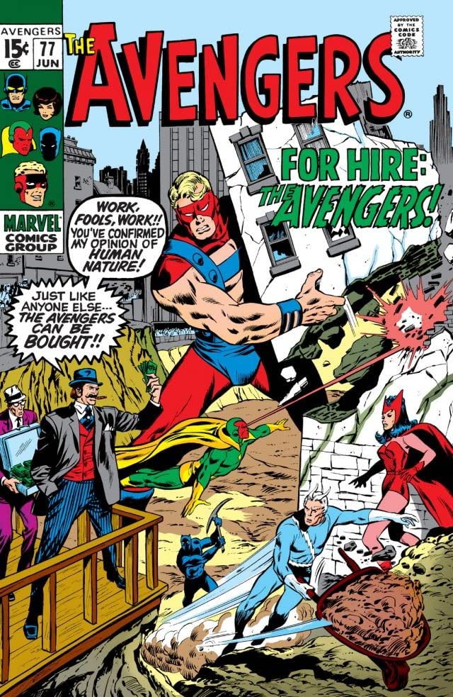 The Avengers #77 cover
