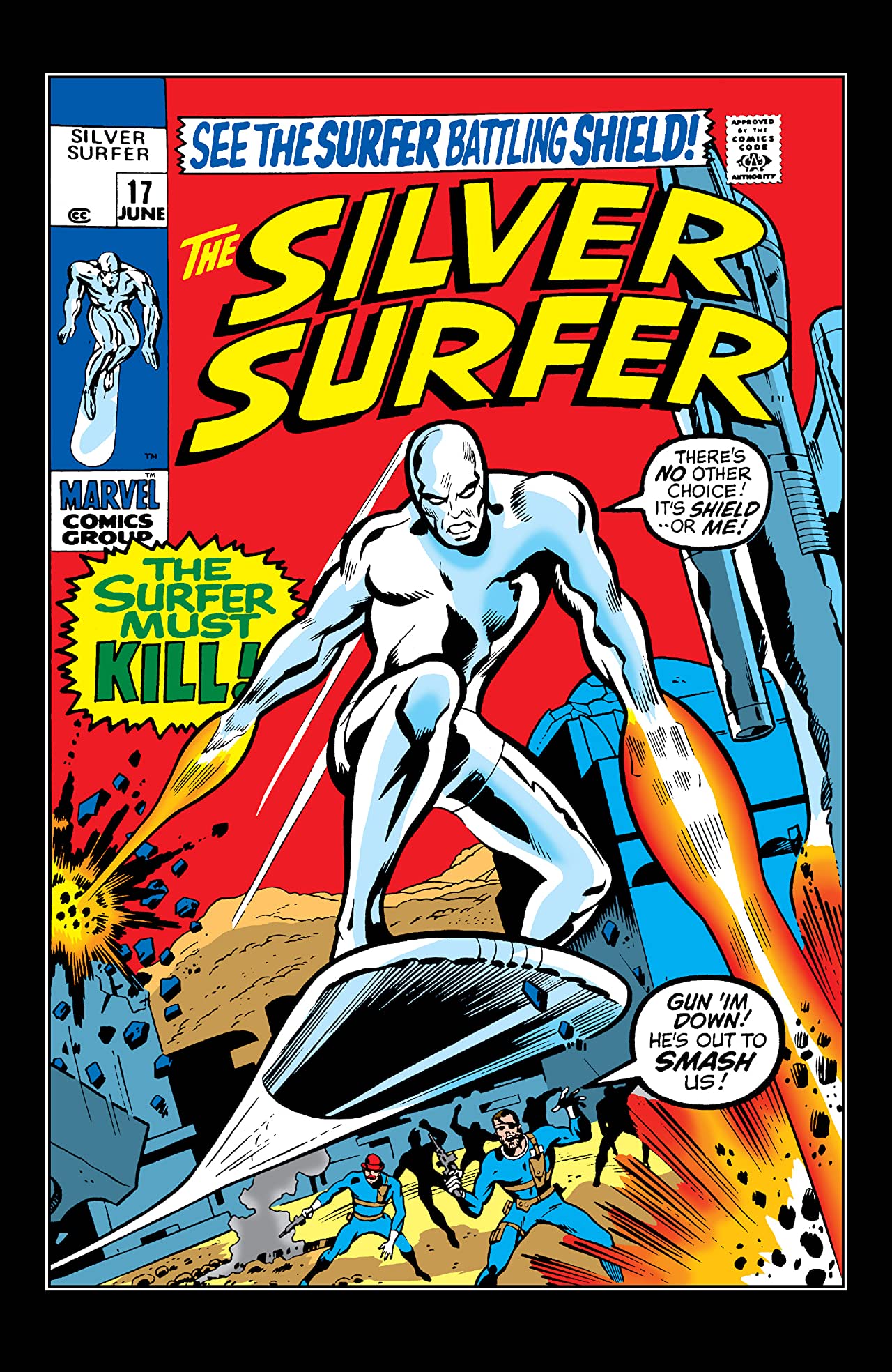 The Silver Surfer #17 cover