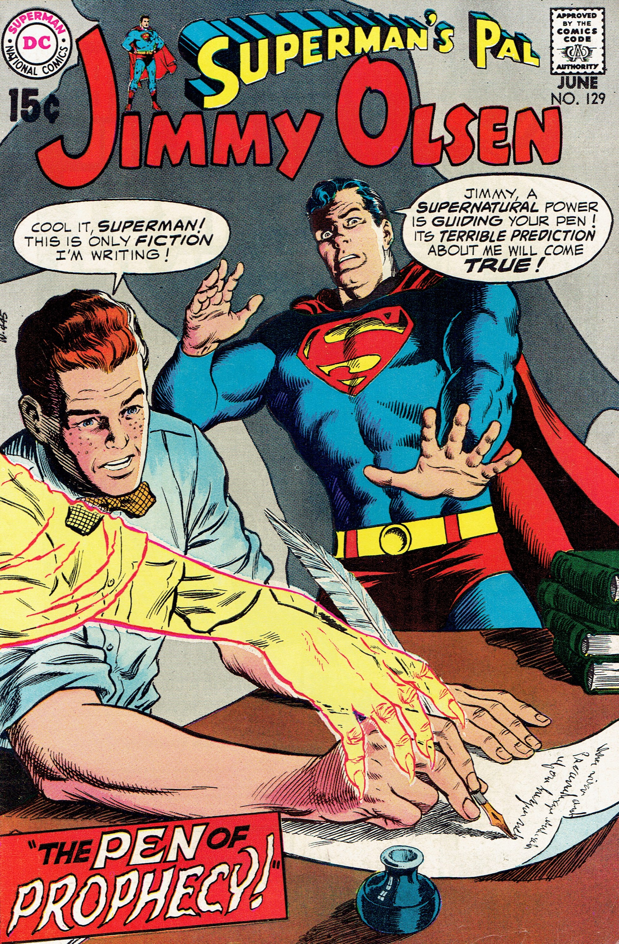 Superman's Pal, Jimmy Olsen #129 cover