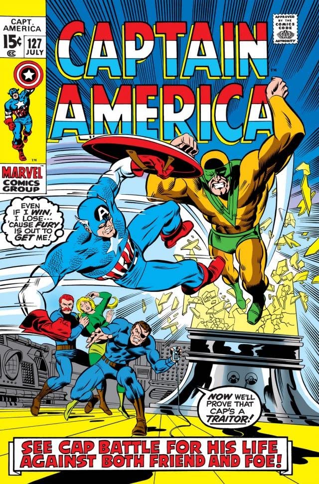 Captain America #127 cover
