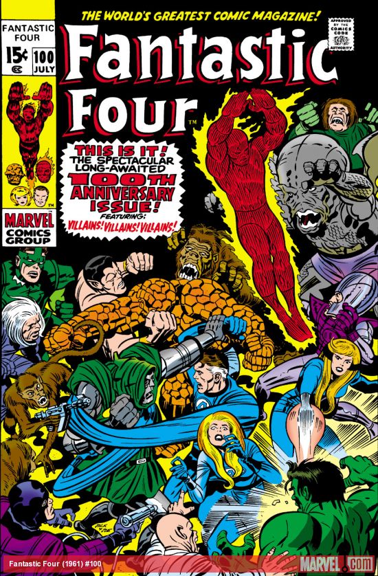 Fantastic Four #100 cover