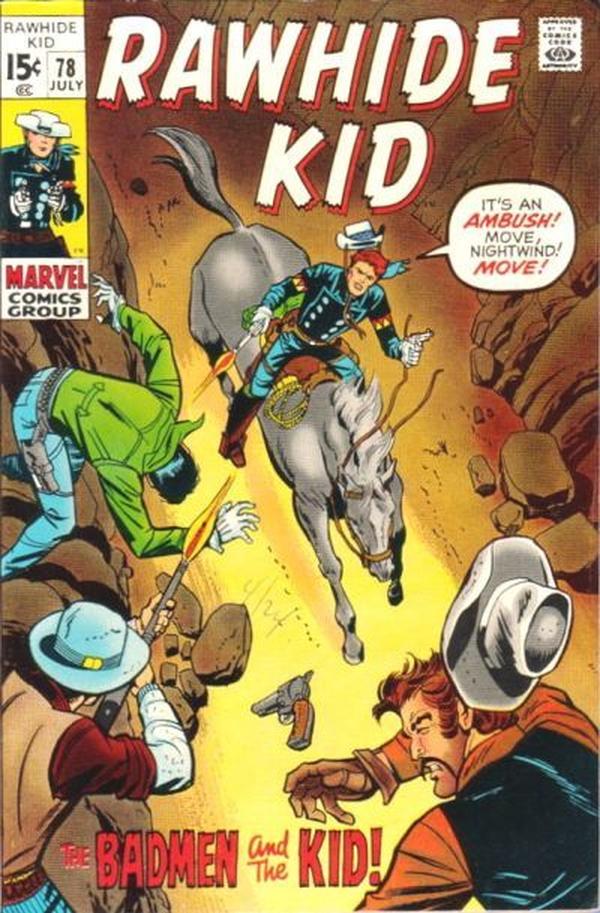 The Rawhide Kid #78 cover
