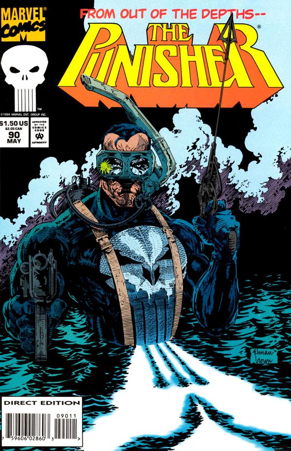 The Punisher #90 cover
