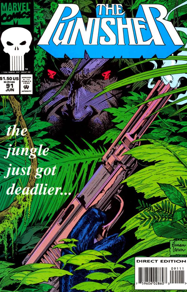 The Punisher #91 cover