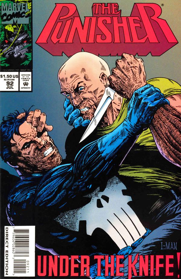 The Punisher #92 cover