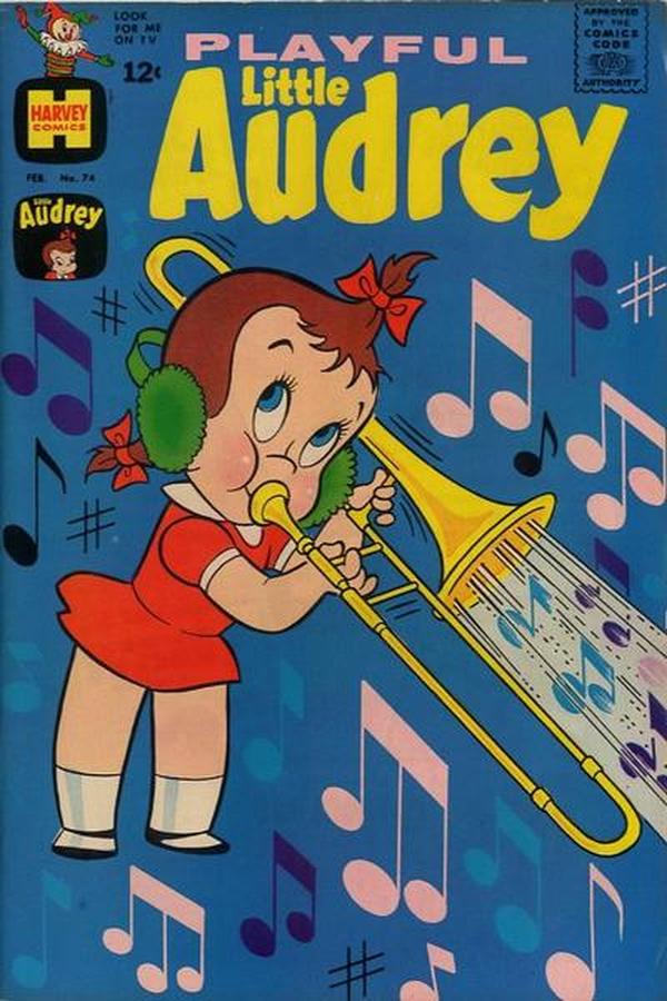Playful Little Audrey #74 cover