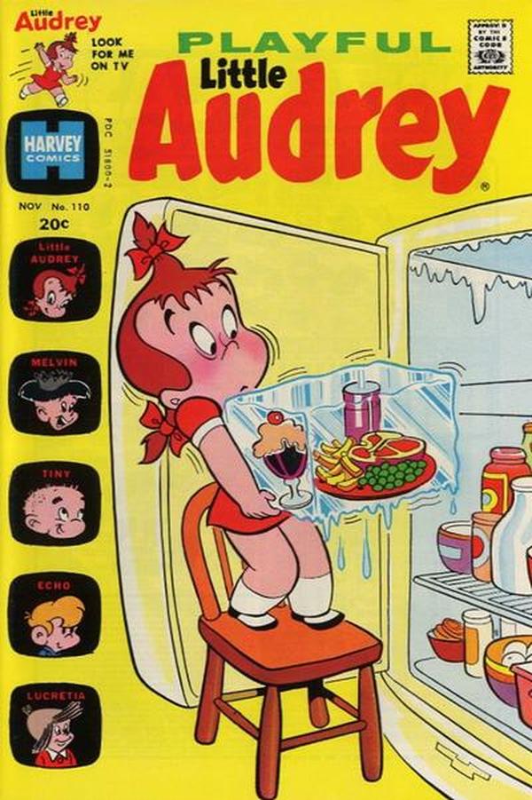 Playful Little Audrey #110 cover
