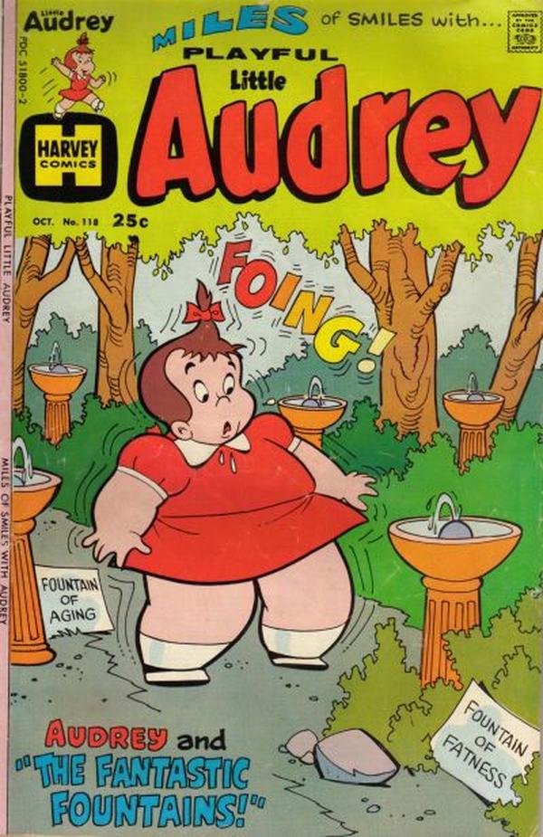 Playful Little Audrey #118 cover