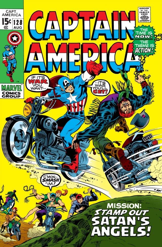 Captain America #128 cover