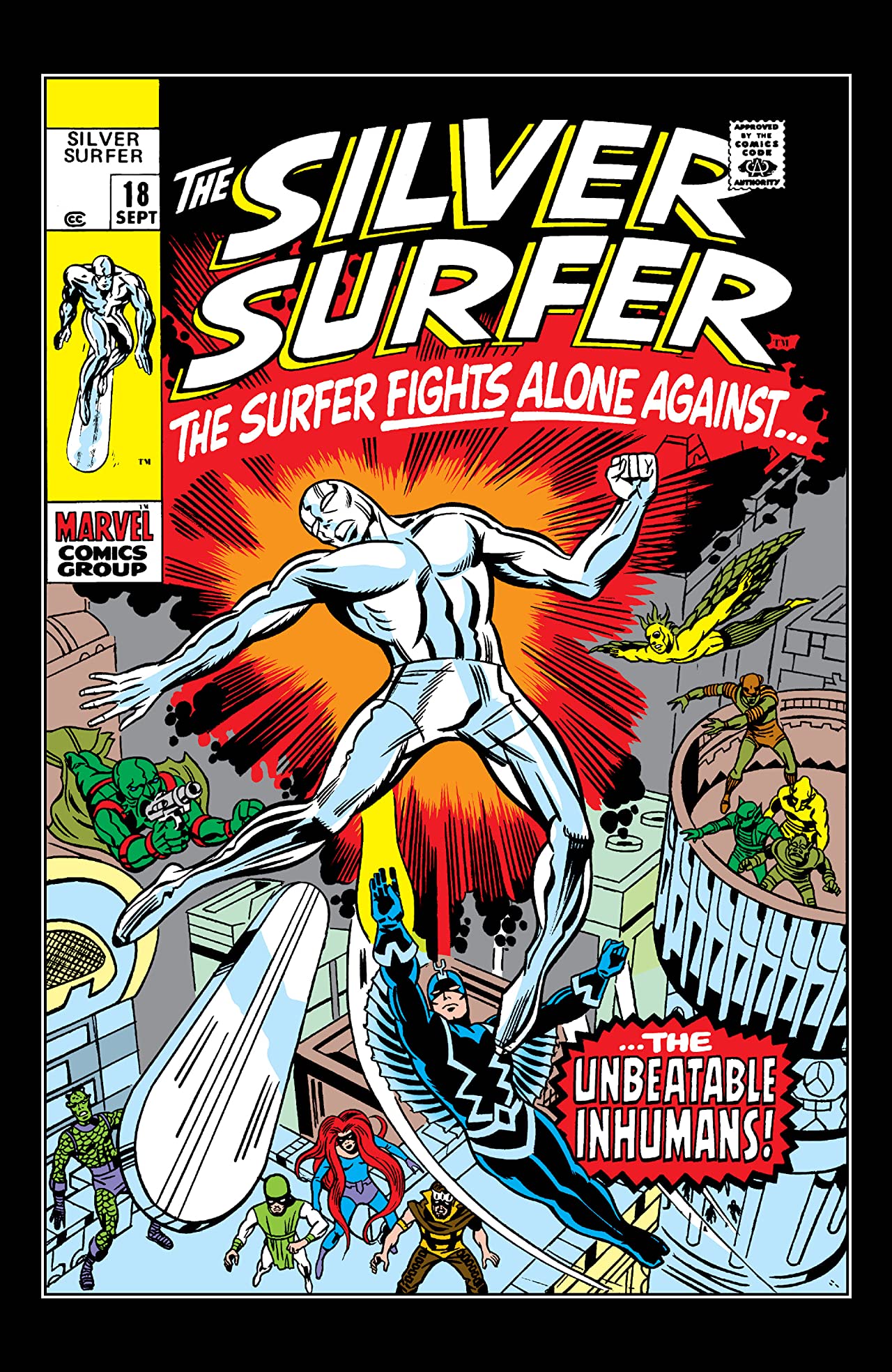 The Silver Surfer #18 cover