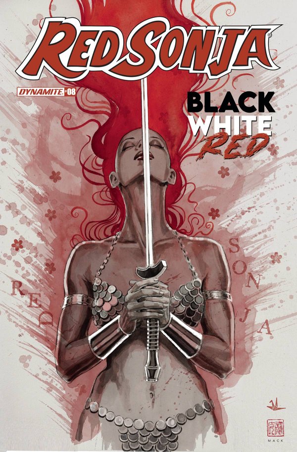 Red Sonja Black White Red #8 cover