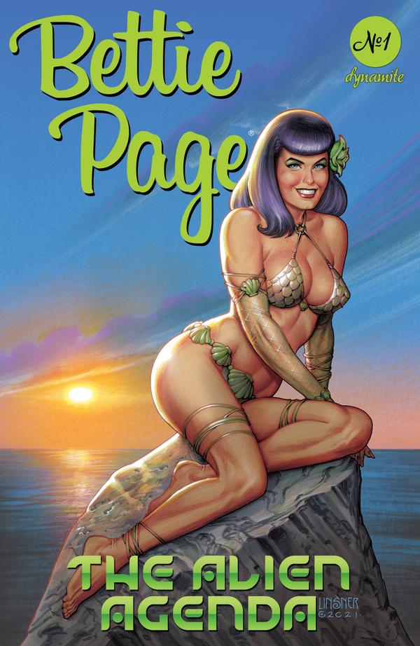 Bettie Page and the Alien Agenda #1 cover