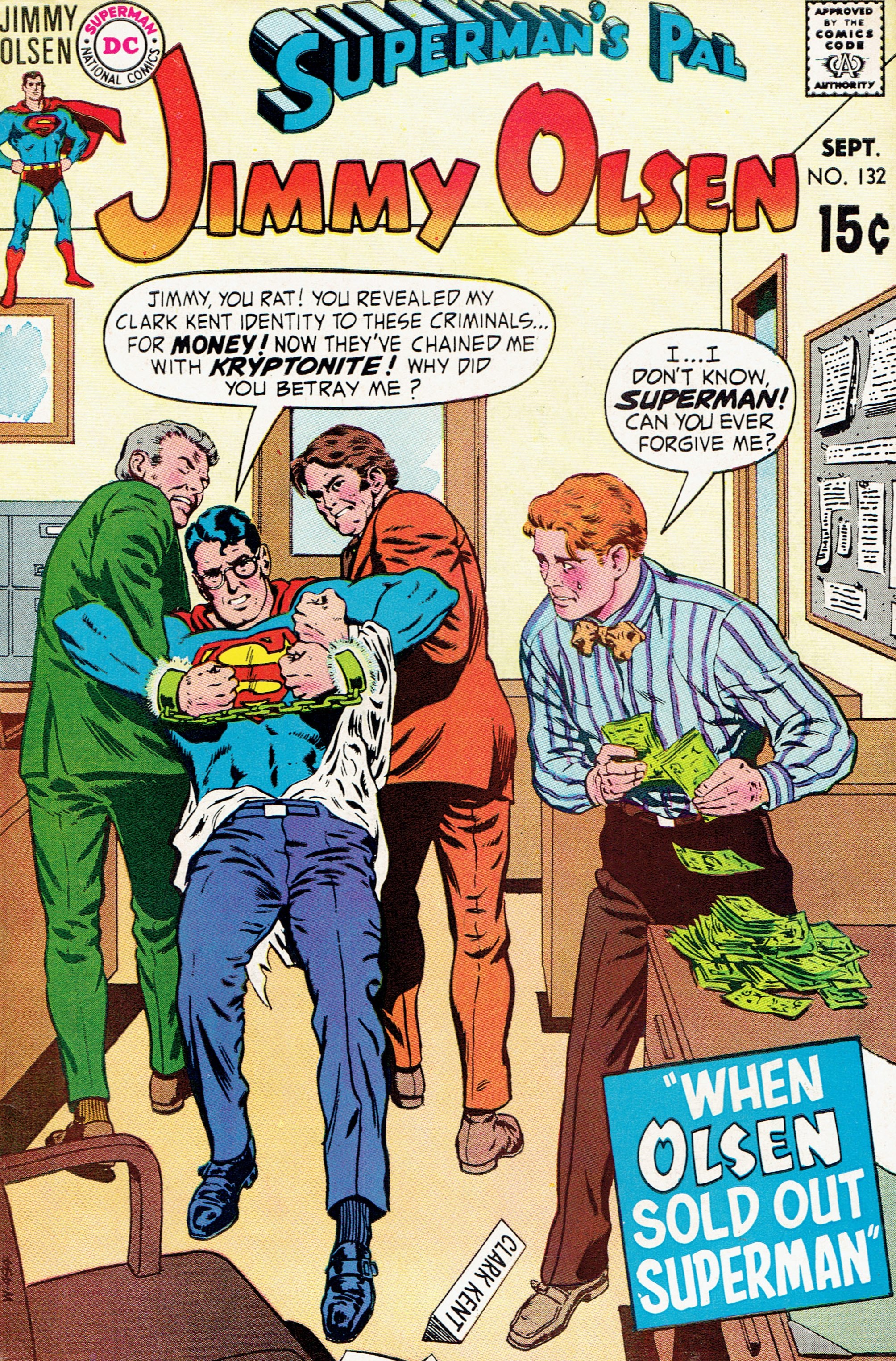 Superman's Pal, Jimmy Olsen #132 cover