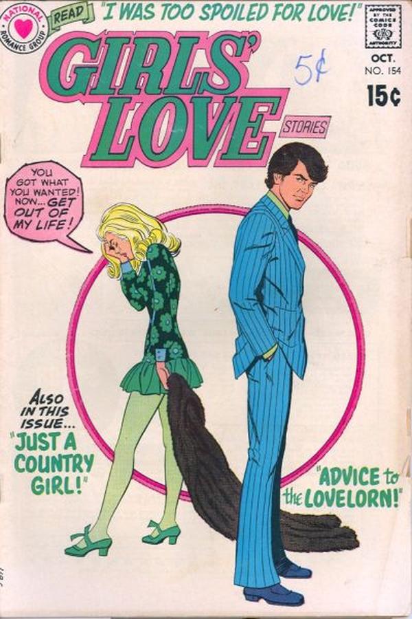 Girls' Love Stories #154 cover
