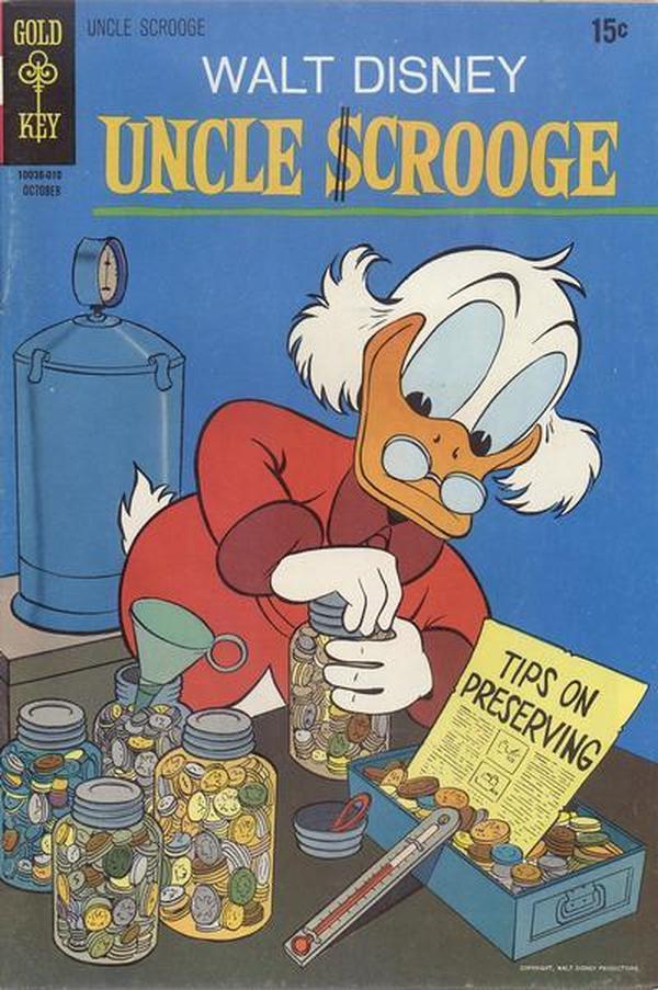 Walt Disney Uncle Scrooge #89 cover