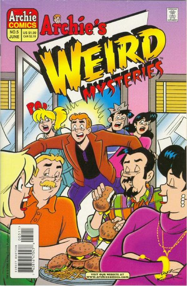 Archie's Weird Mysteries #5 cover
