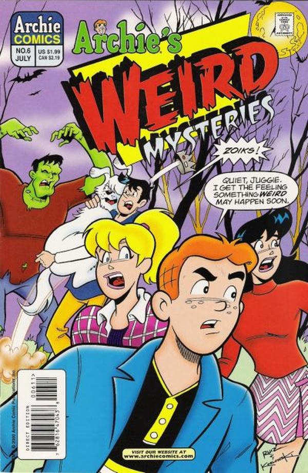 Archie's Weird Mysteries #6 cover