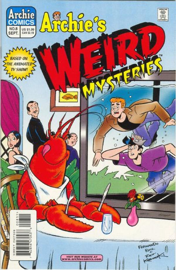 Archie's Weird Mysteries #8 cover
