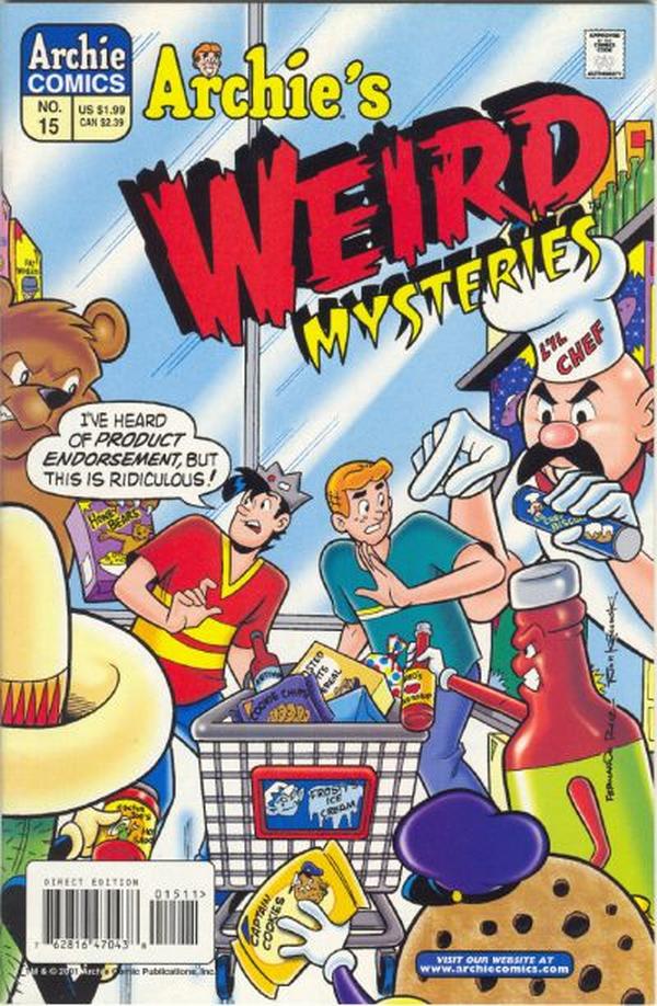 Archie's Weird Mysteries #15 cover