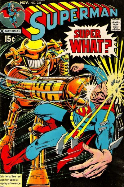 Superman #231 cover