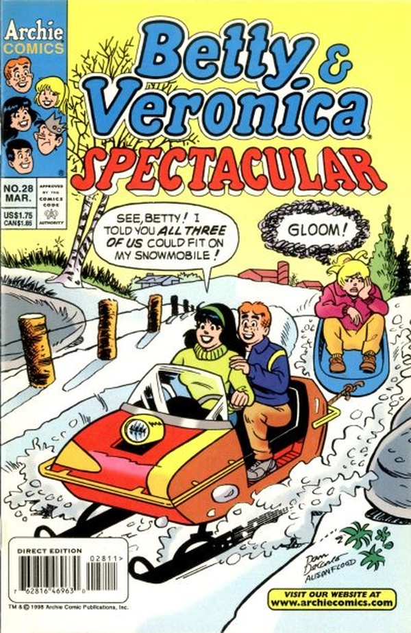 Betty and Veronica Spectacular #28 cover