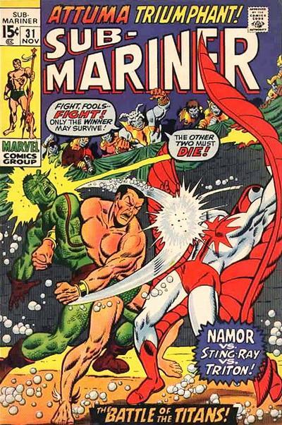 Sub-Mariner #31 cover