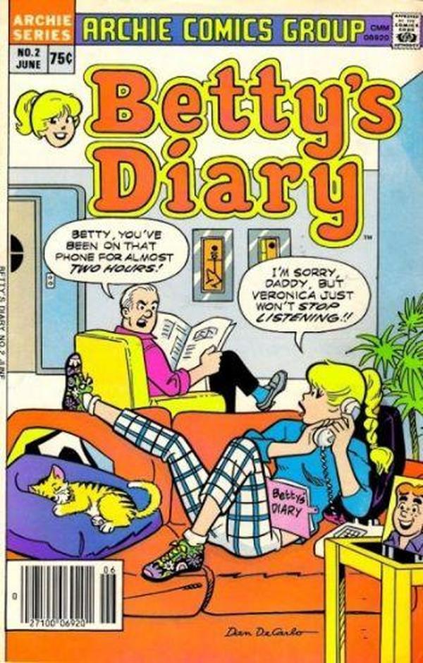 Betty's Diary #2 cover