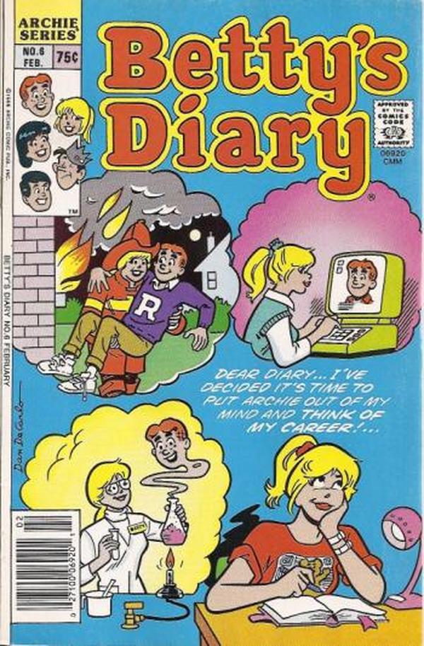 Betty's Diary #6 cover