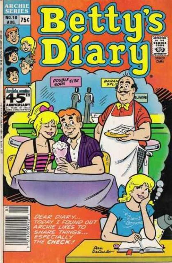 Betty's Diary #10 cover