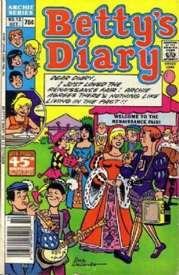 Betty's Diary #12 cover