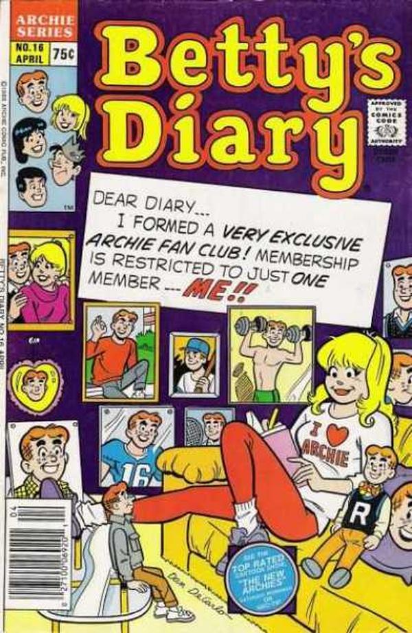Betty's Diary #16 cover