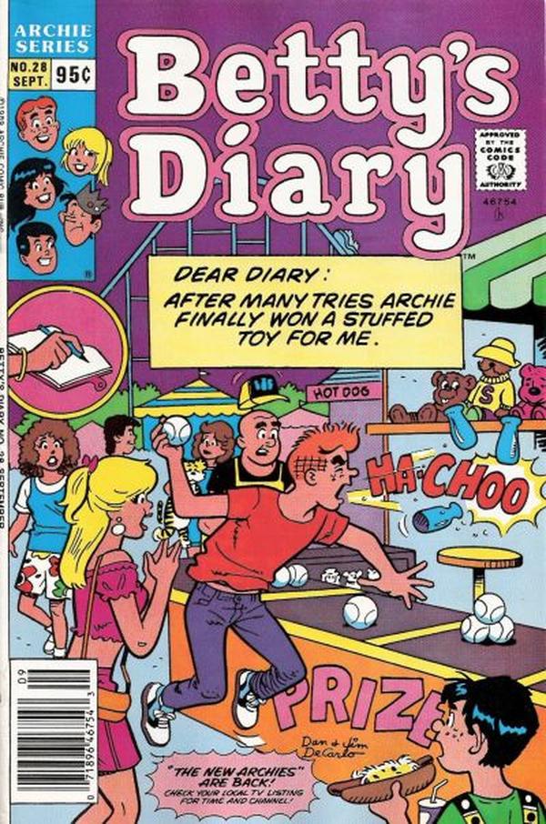 Betty's Diary #28 cover
